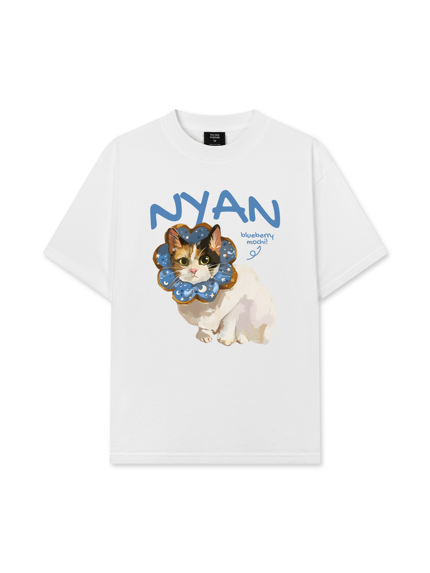 Áo Thun Relaxed Fit Animal Mood Blueberry Mochi