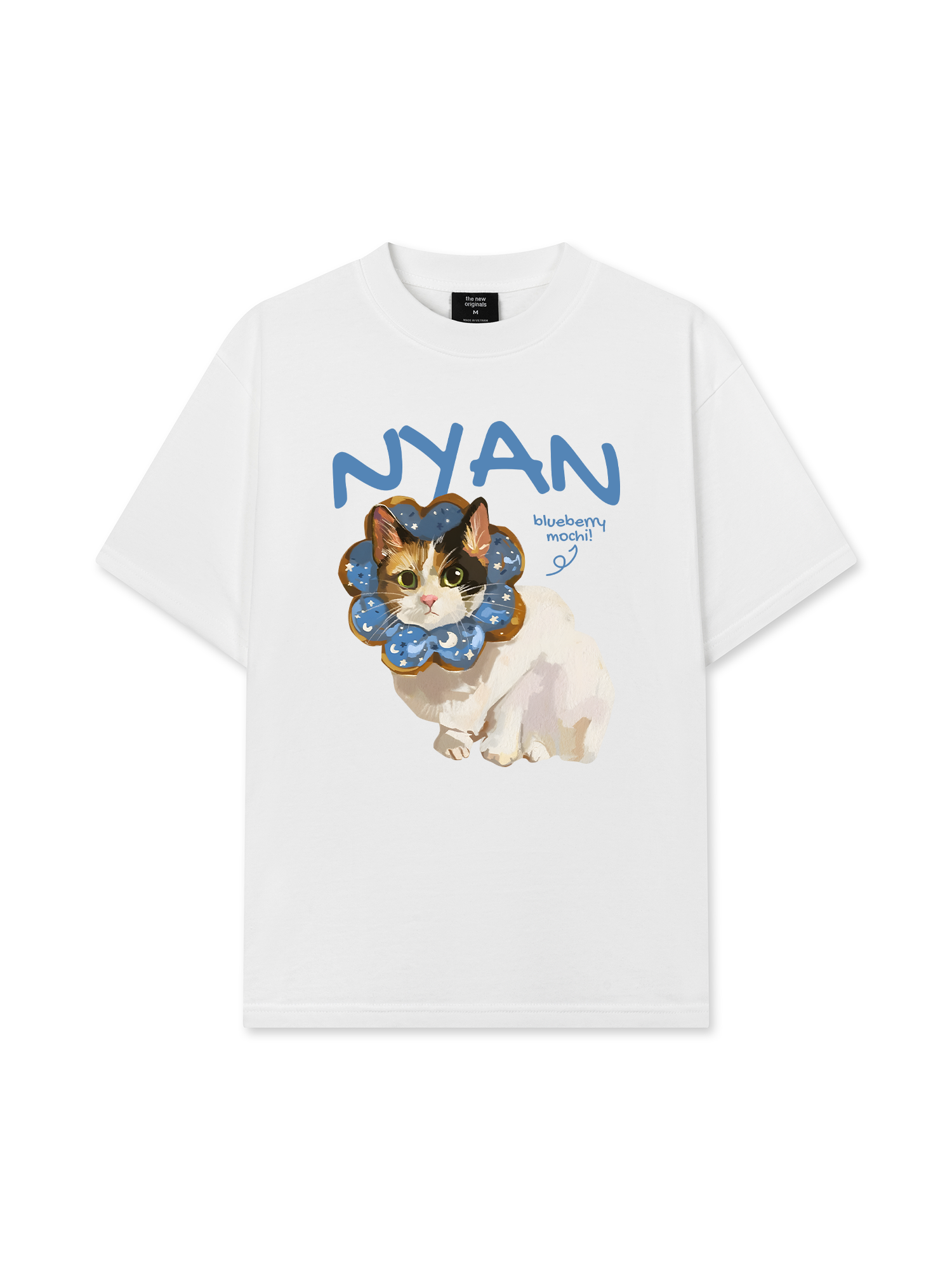 Áo Thun Relaxed Fit Animal Mood Blueberry Mochi
