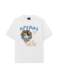 Áo Thun Relaxed Fit Animal Mood Blueberry Mochi