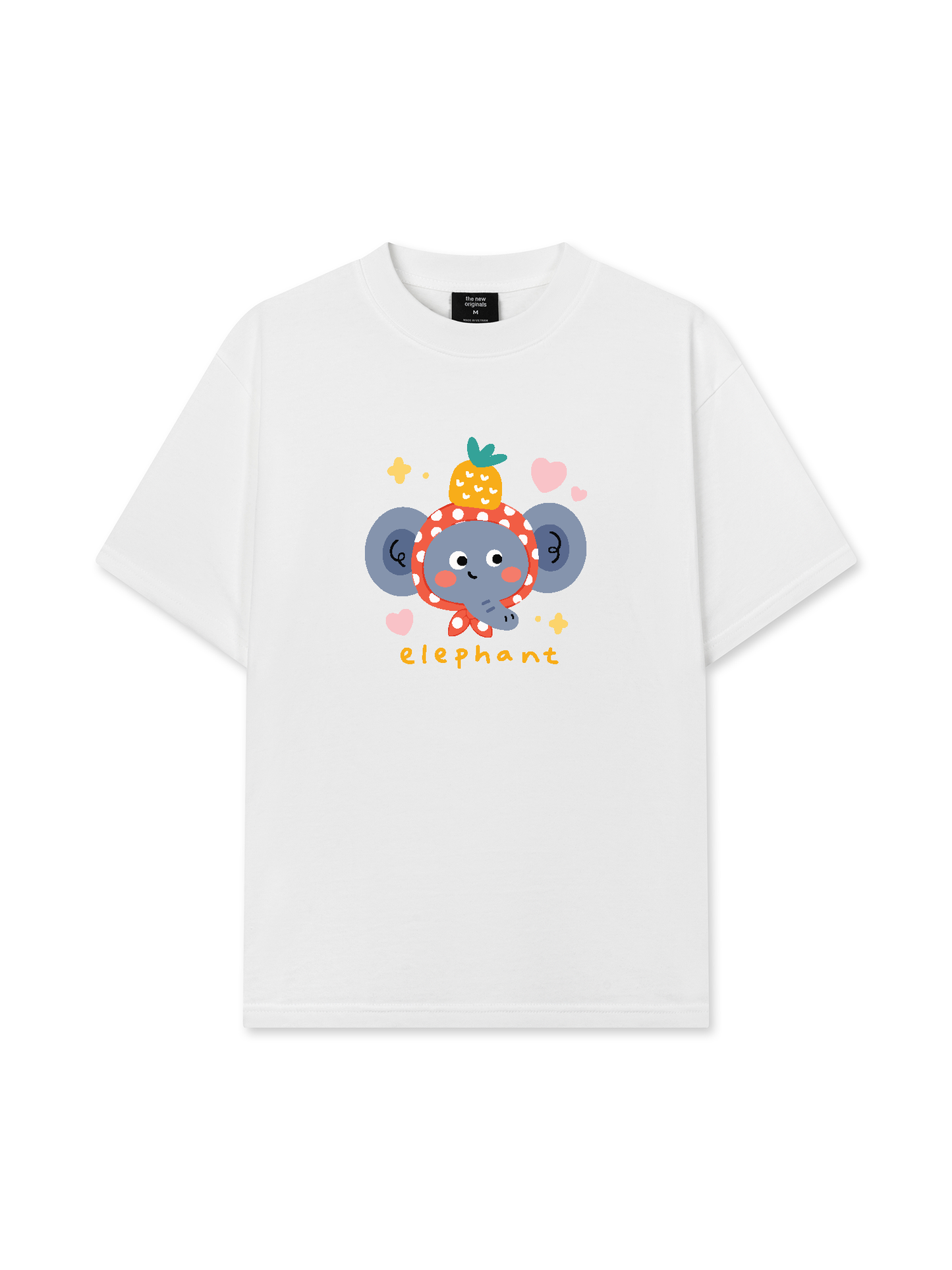 Áo Thun Relaxed Fit Pineapple Cutie Elephant
