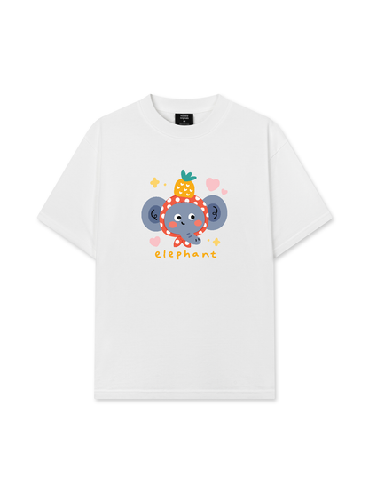 Áo Thun Relaxed Fit Pineapple Cutie Elephant