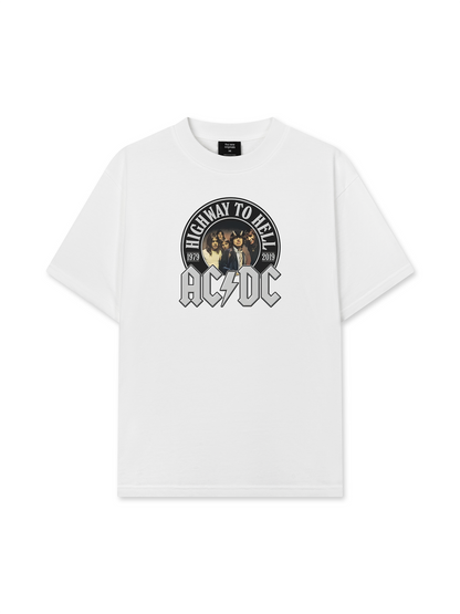 Áo Thun Relaxed Fit AC DC Highway To Hell