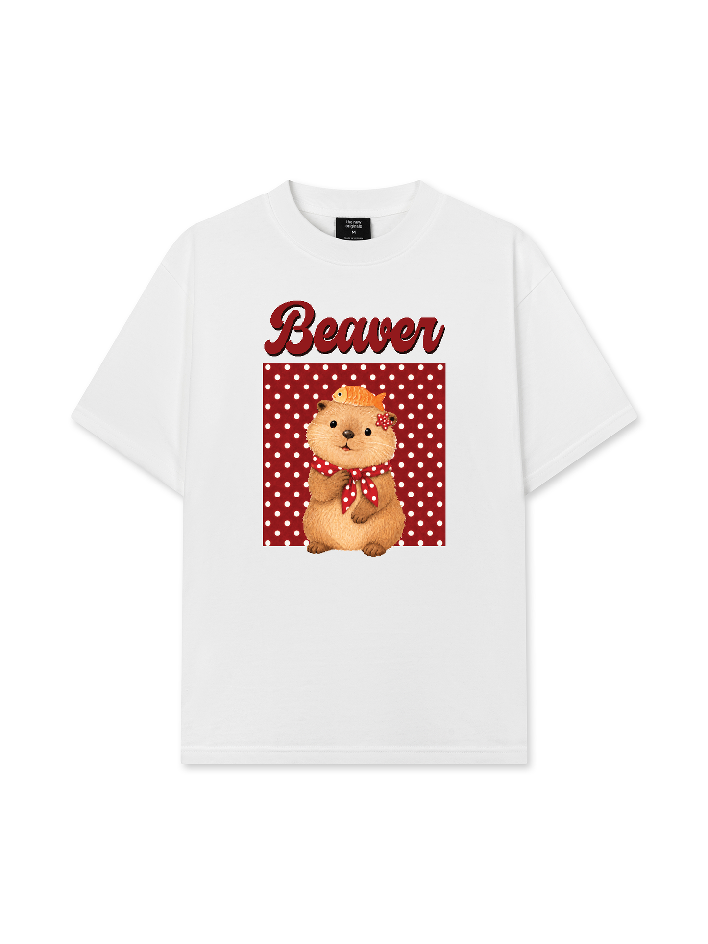 Áo Thun Relaxed Fit Animal Mood Cozy Penguin