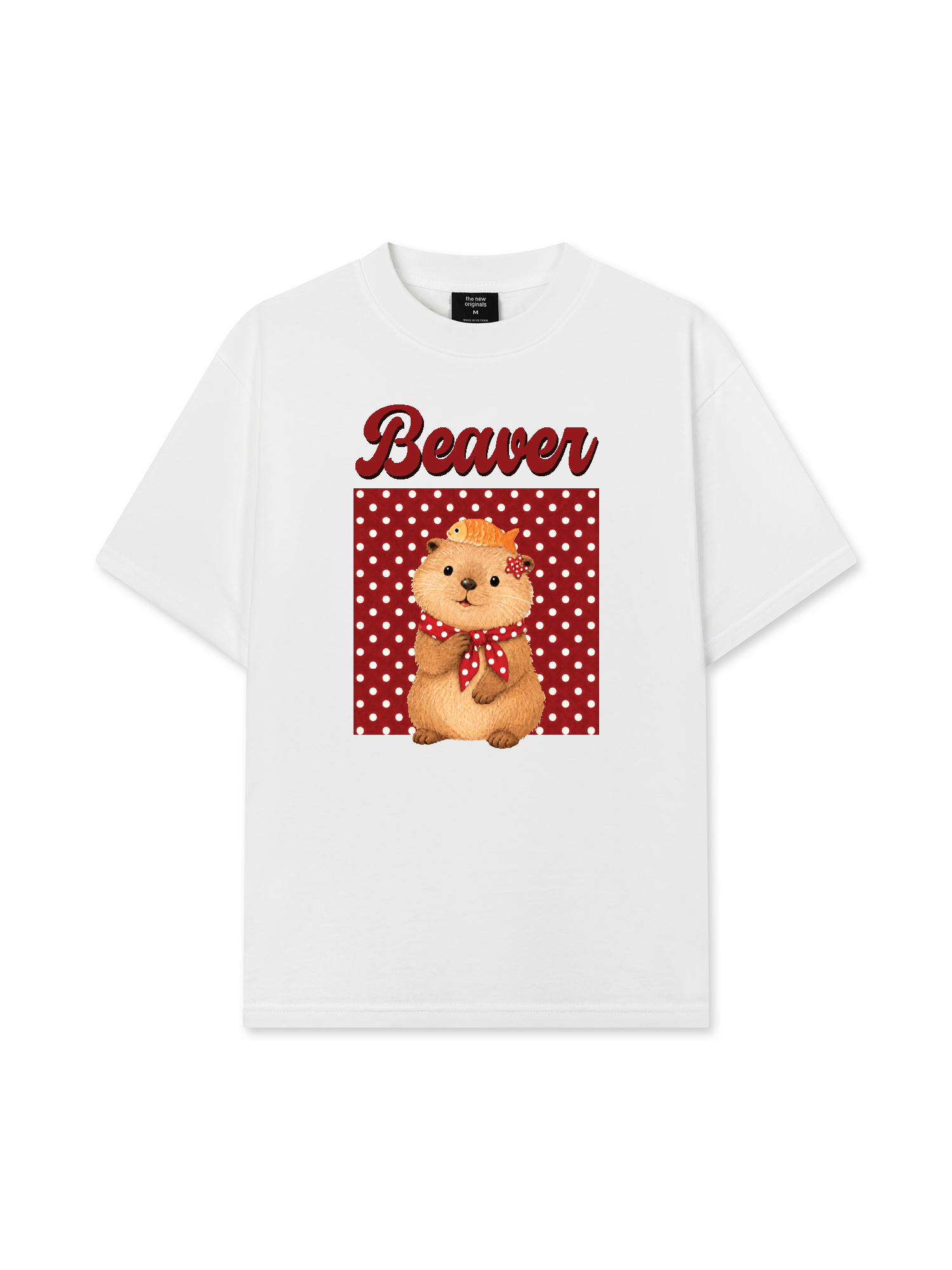 Áo Thun Relaxed Fit Animal Mood Cozy Penguin