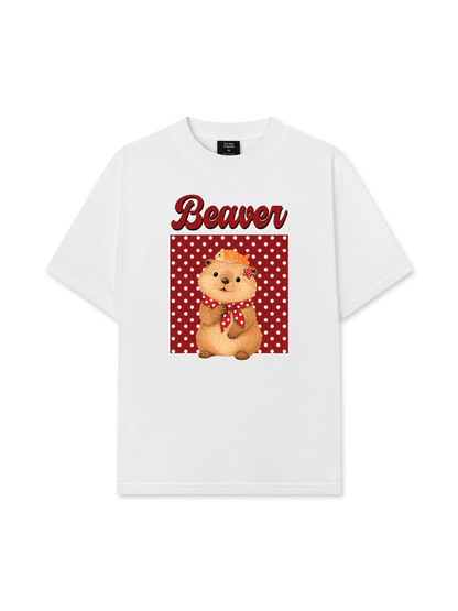 Áo Thun Relaxed Fit Animal Mood Cozy Penguin