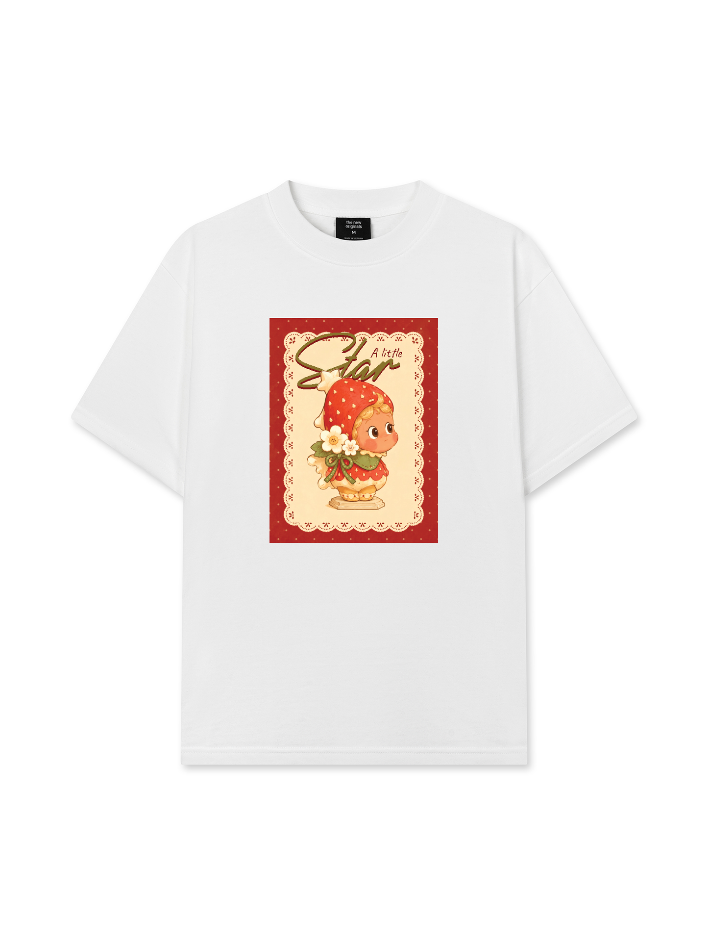 Áo Thun Relaxed Fit A Little Strawberry Star