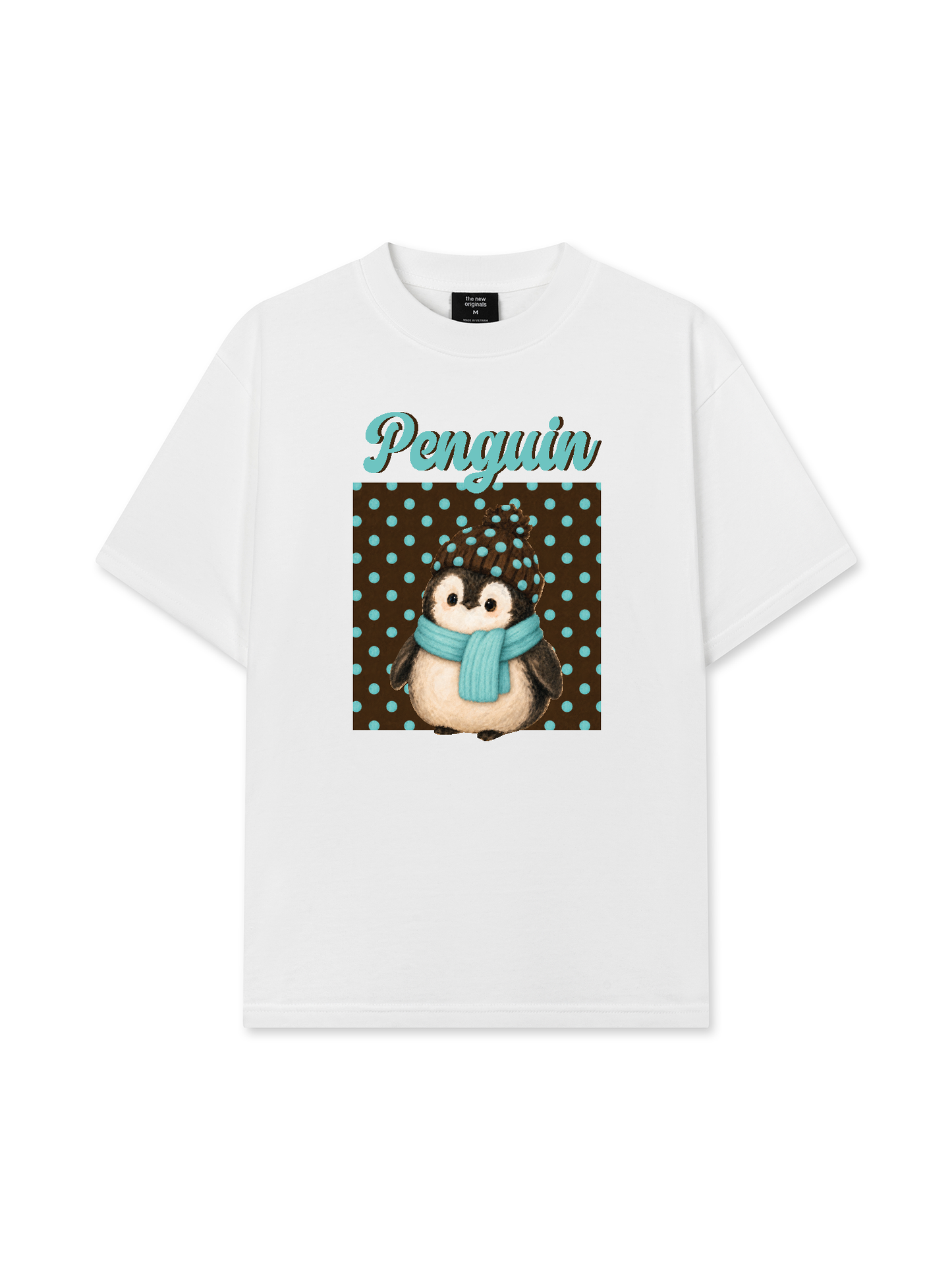 Áo Thun Relaxed Fit Animal Mood Cozy Penguin
