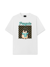 Áo Thun Relaxed Fit Animal Mood Cozy Penguin