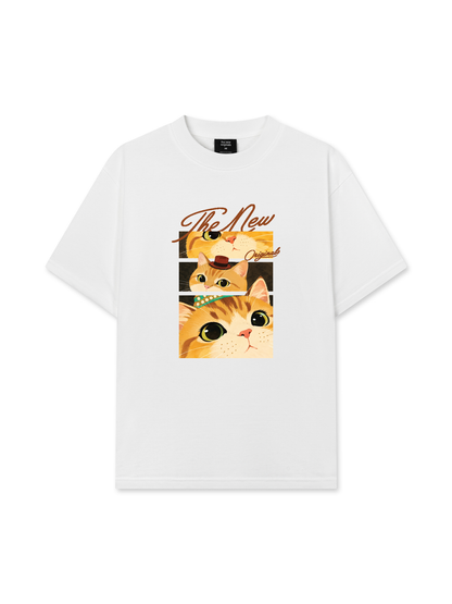 Áo Thun Relaxed Fit Fragments of Curiosity Meow