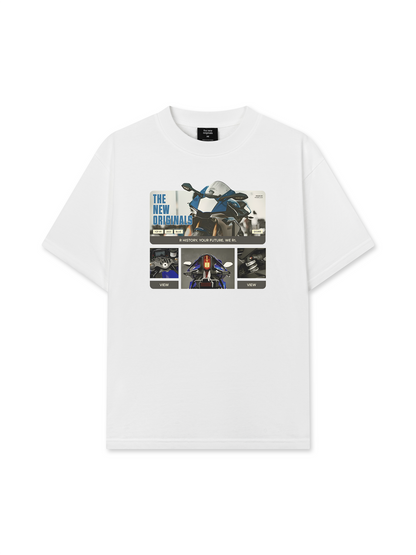 Áo Thun Relaxed Fit Motor YZF-R1 Deep Blue