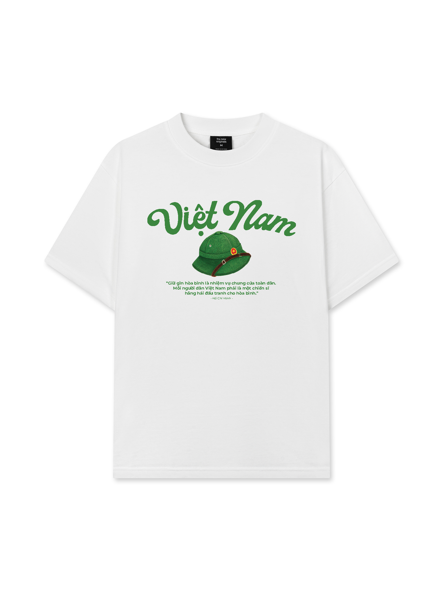 Áo Thun Relaxed Fit Mũ Cối Việt Nam
