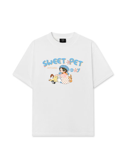 Áo Thun Relaxed Fit Sweet Pet Day