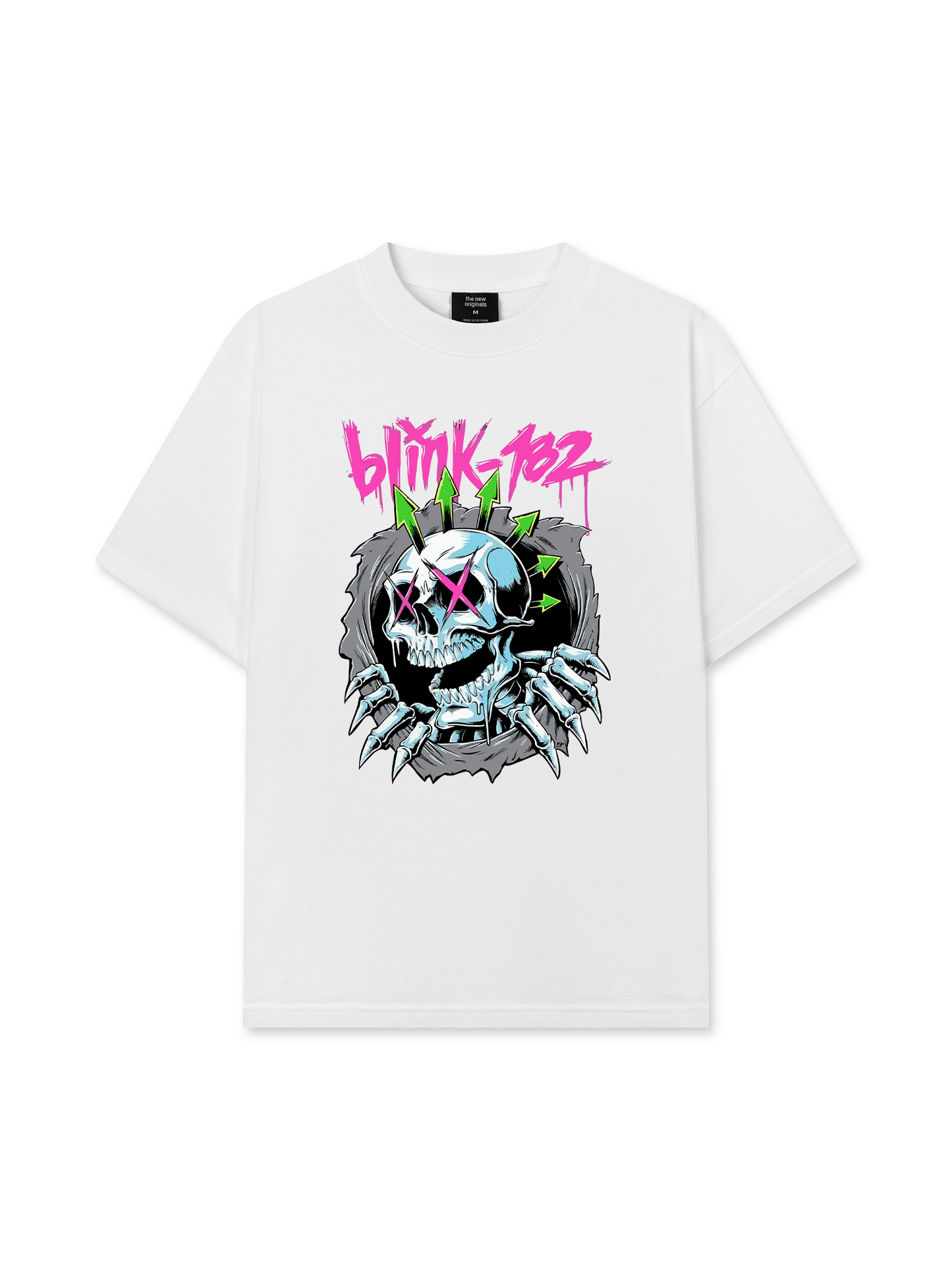 Áo Thun Relaxed Fit Blink 182 Skull