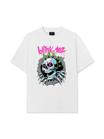 Áo Thun Relaxed Fit Blink 182 Skull