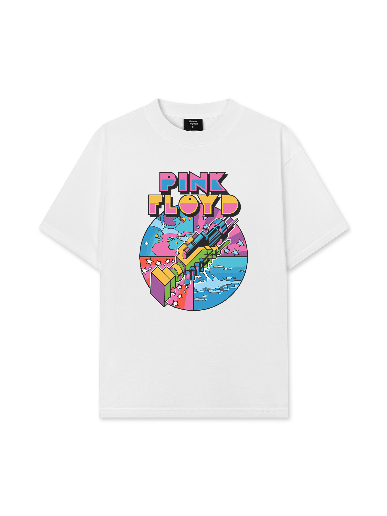 Áo Thun Relaxed Fit Pink Floyd Colorful