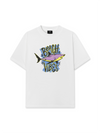 Áo Thun Relaxed Fit Ocean Beach Vibes Shark