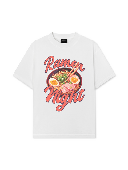 Áo Thun Relaxed Fit Foody Ramen Night