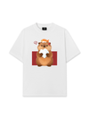 Áo Thun Relaxed Fit Animal Mood Bubble Beaver