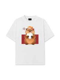 Áo Thun Relaxed Fit Animal Mood Bubble Beaver