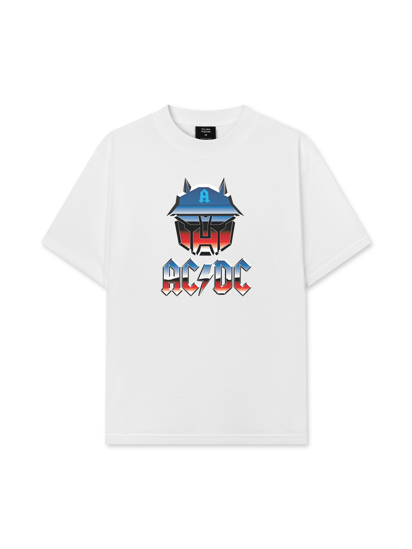 Áo Thun Relaxed Fit Music Rock AC DC Autobots