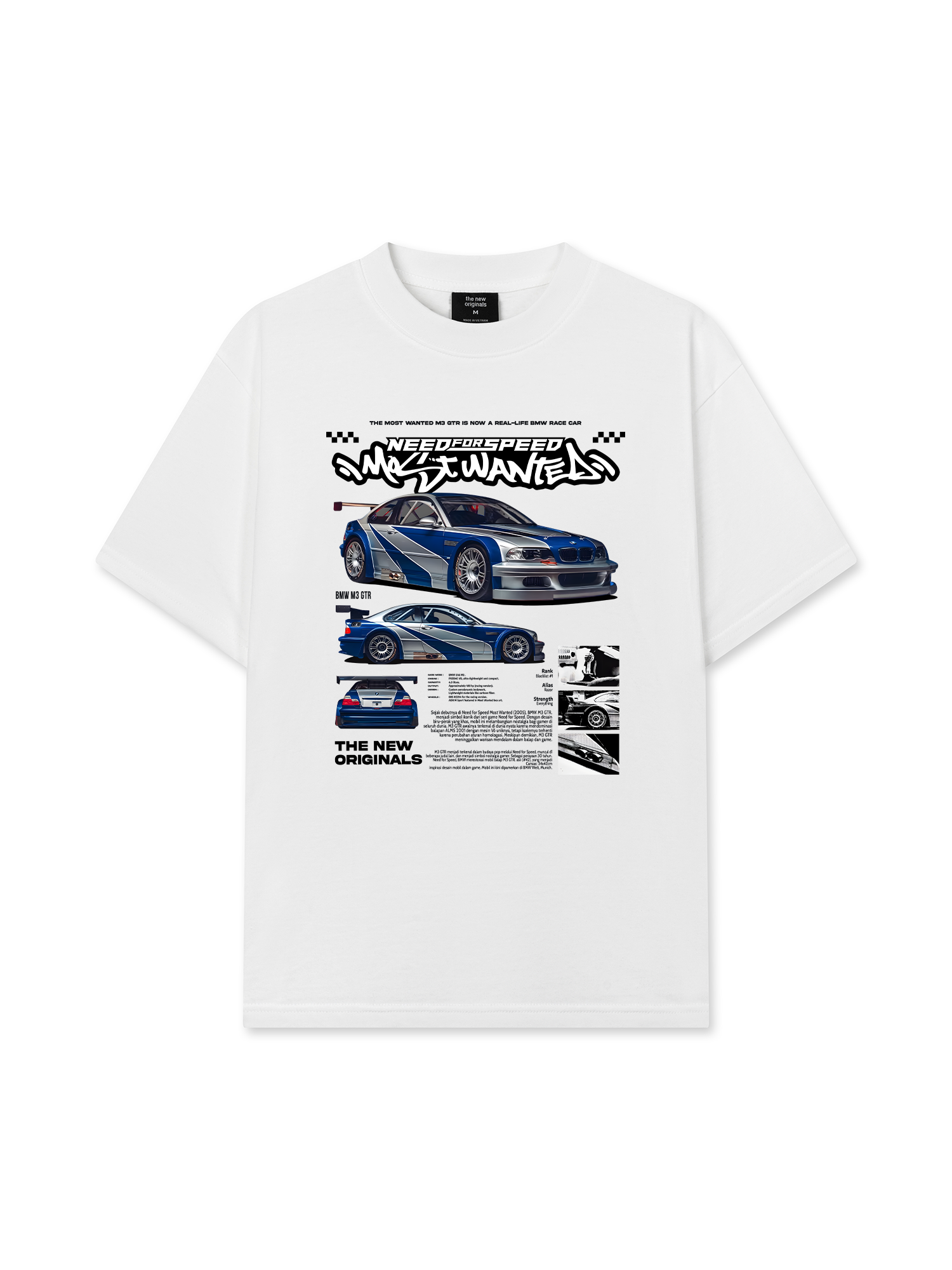 Áo Thun Relaxed Fit Car Need For Speed Most Wanted