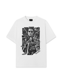 Áo Thun Relaxed Fit Movie Matrix Black And White