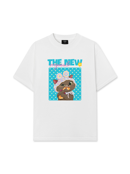 Áo Thun Relaxed Fit Little Mischief Meow