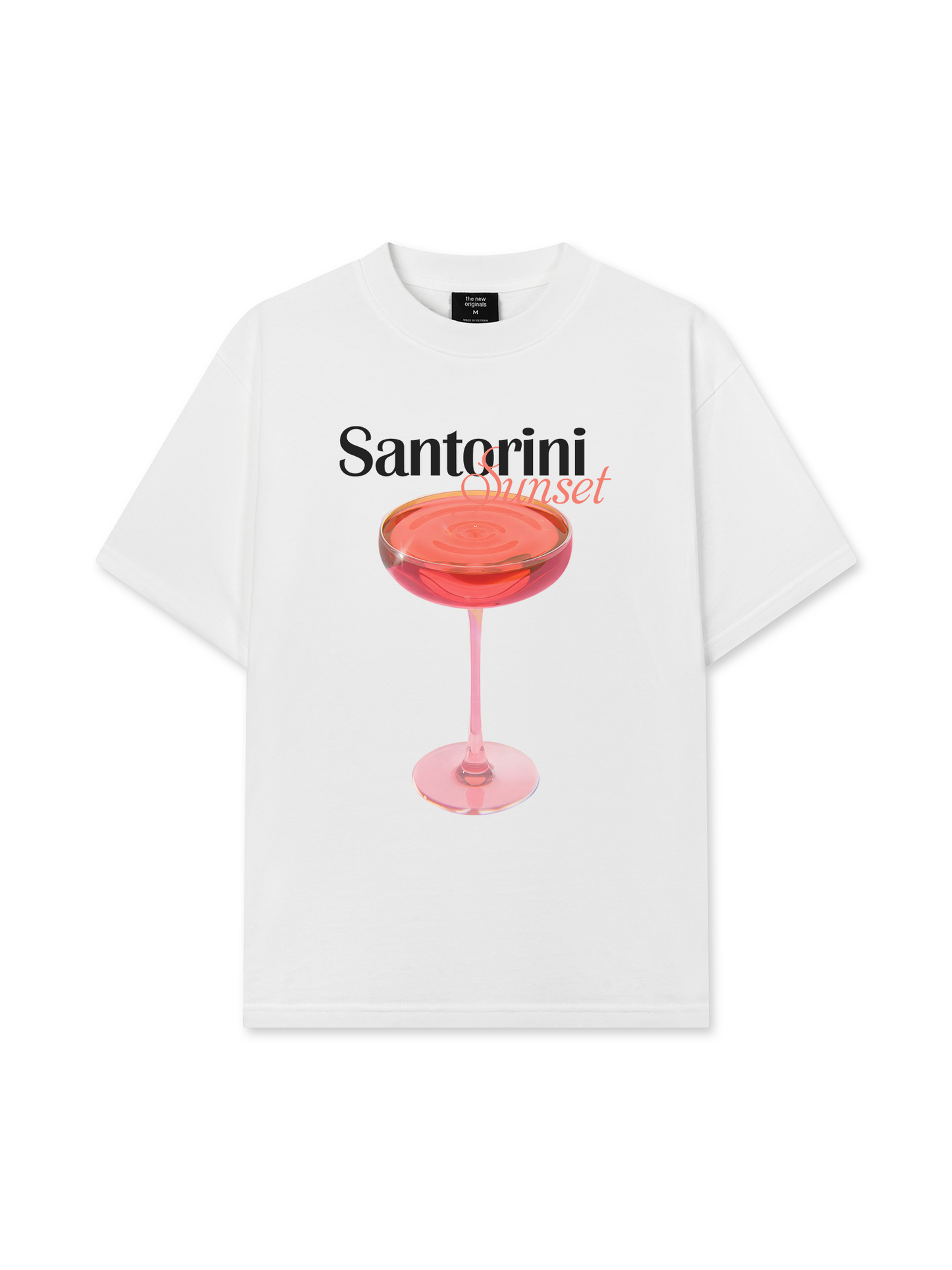Áo Thun Relaxed Fit Fresh Santorini Sunset