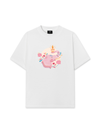 Áo Thun Relaxed Fit Floral Wish Elephant
