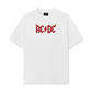 Áo Thun Relaxed Fit Music Rock AC DC Hell Logo Basic