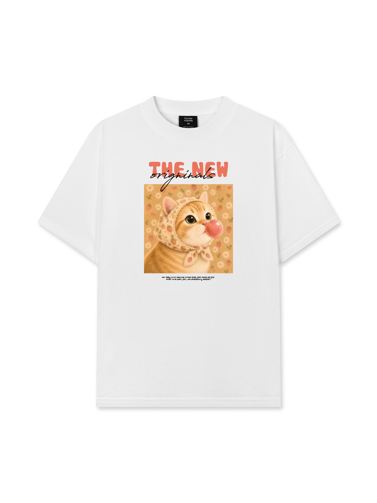 Áo Thun Relaxed Fit Honey Bubble Meow