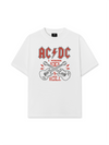 Áo Thun Relaxed Fit Music Rock AC DC I Wanna Rock & Roll