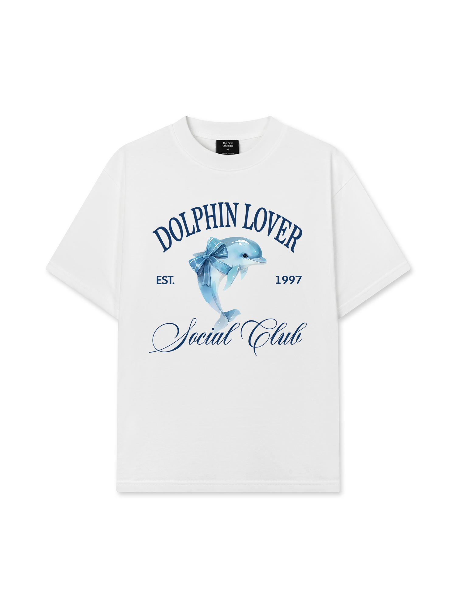 Áo Thun Relaxed Fit Ocean Dolphin Lover