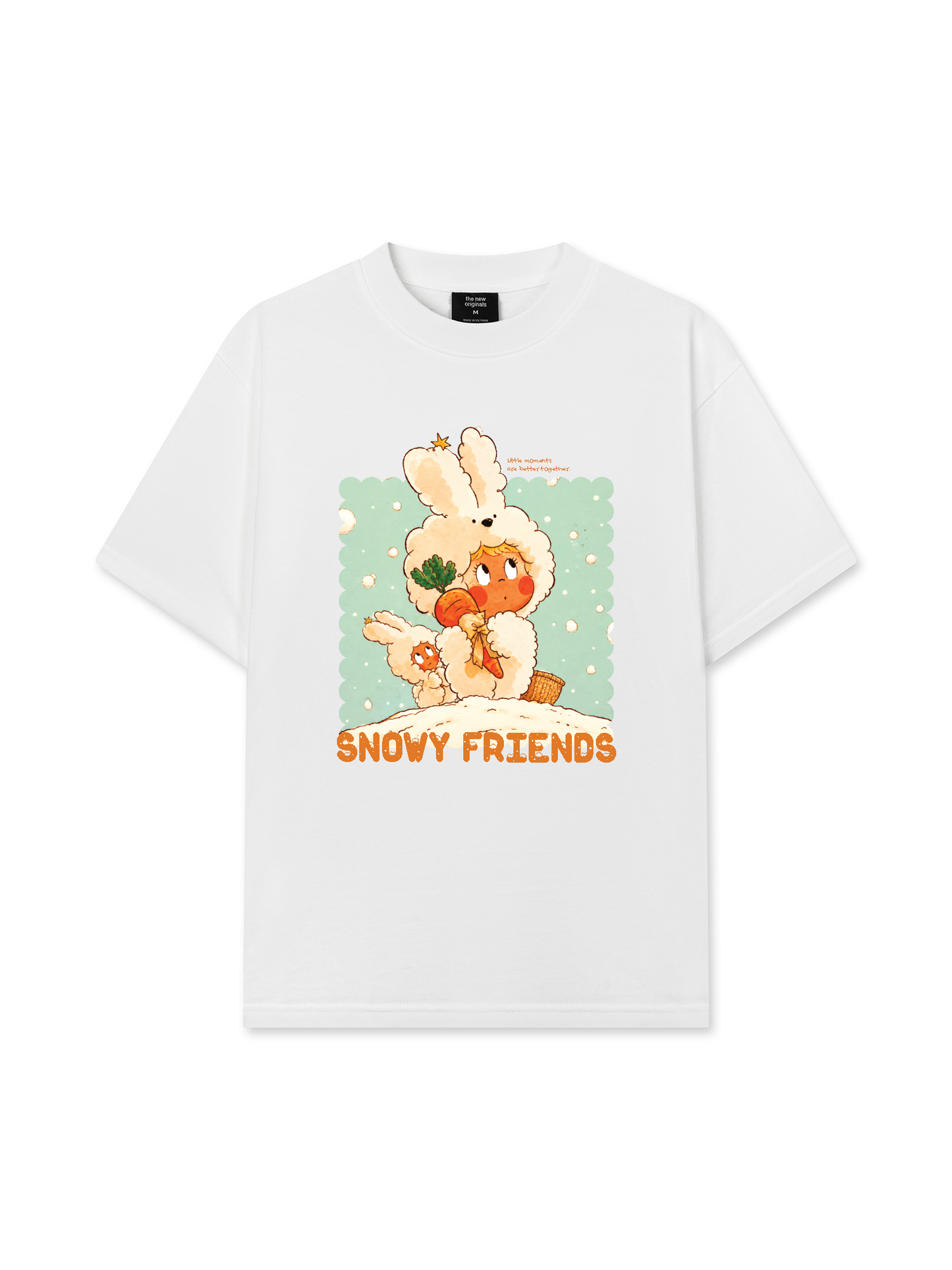 Áo Thun Relaxed Fit Snowy Friends