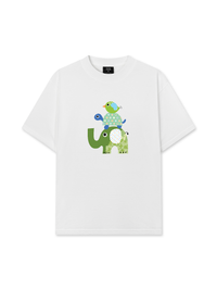 Áo Thun Relaxed Fit Elephant Stack