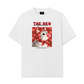 Áo Thun Relaxed Fit Red Daisy Daydream Meow