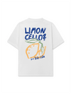 Áo Thun Relaxed Fit Blue And Yellow Limon Cello