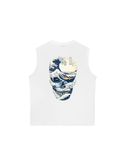 Áo Ba Lỗ Relaxed Fit The Great Wave off Skull