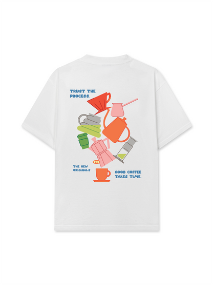 Áo Thun Relaxed Fit Good Coffee Take Time