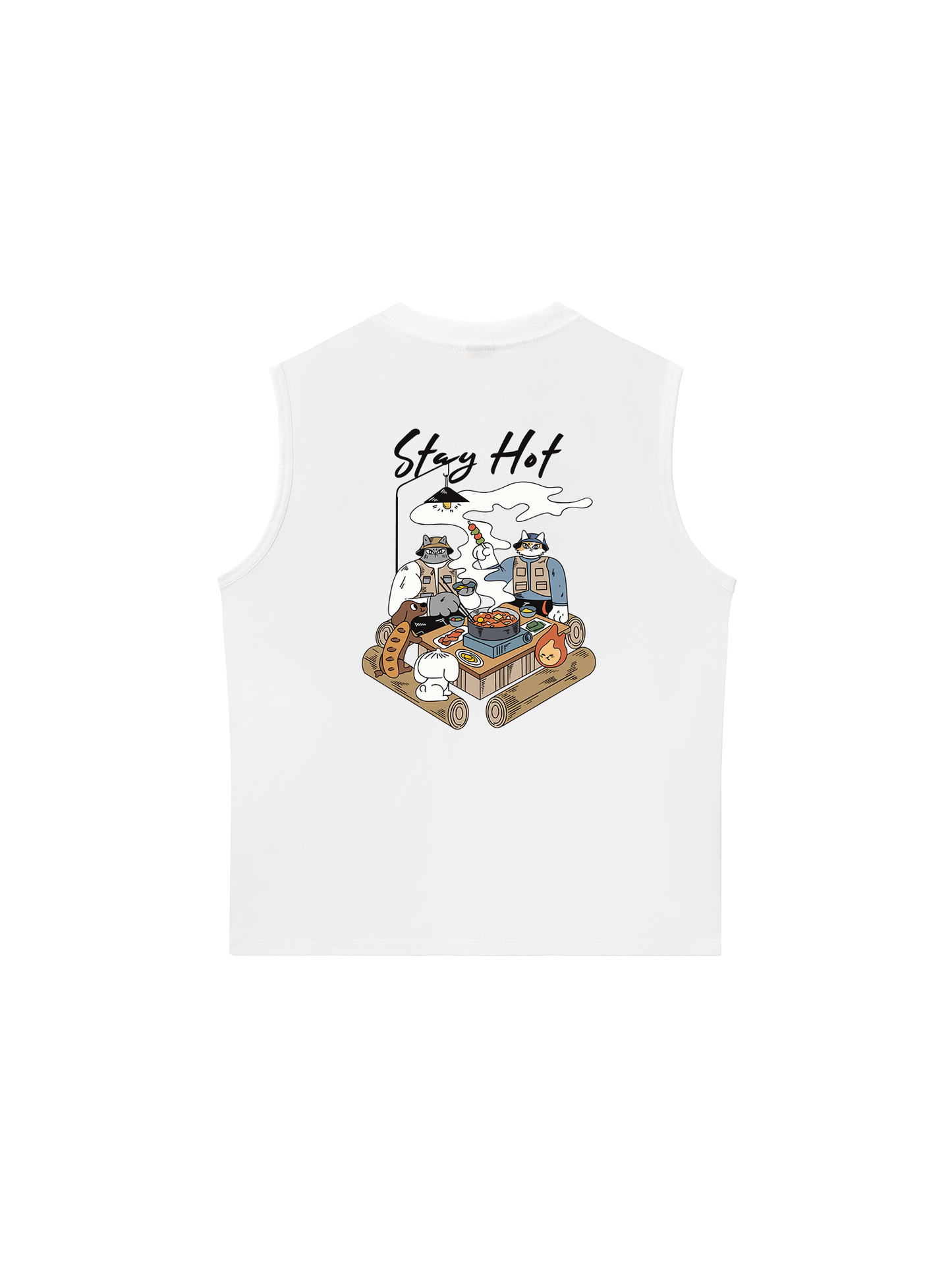Áo Ba Lỗ Relaxed Fit Stray Hot