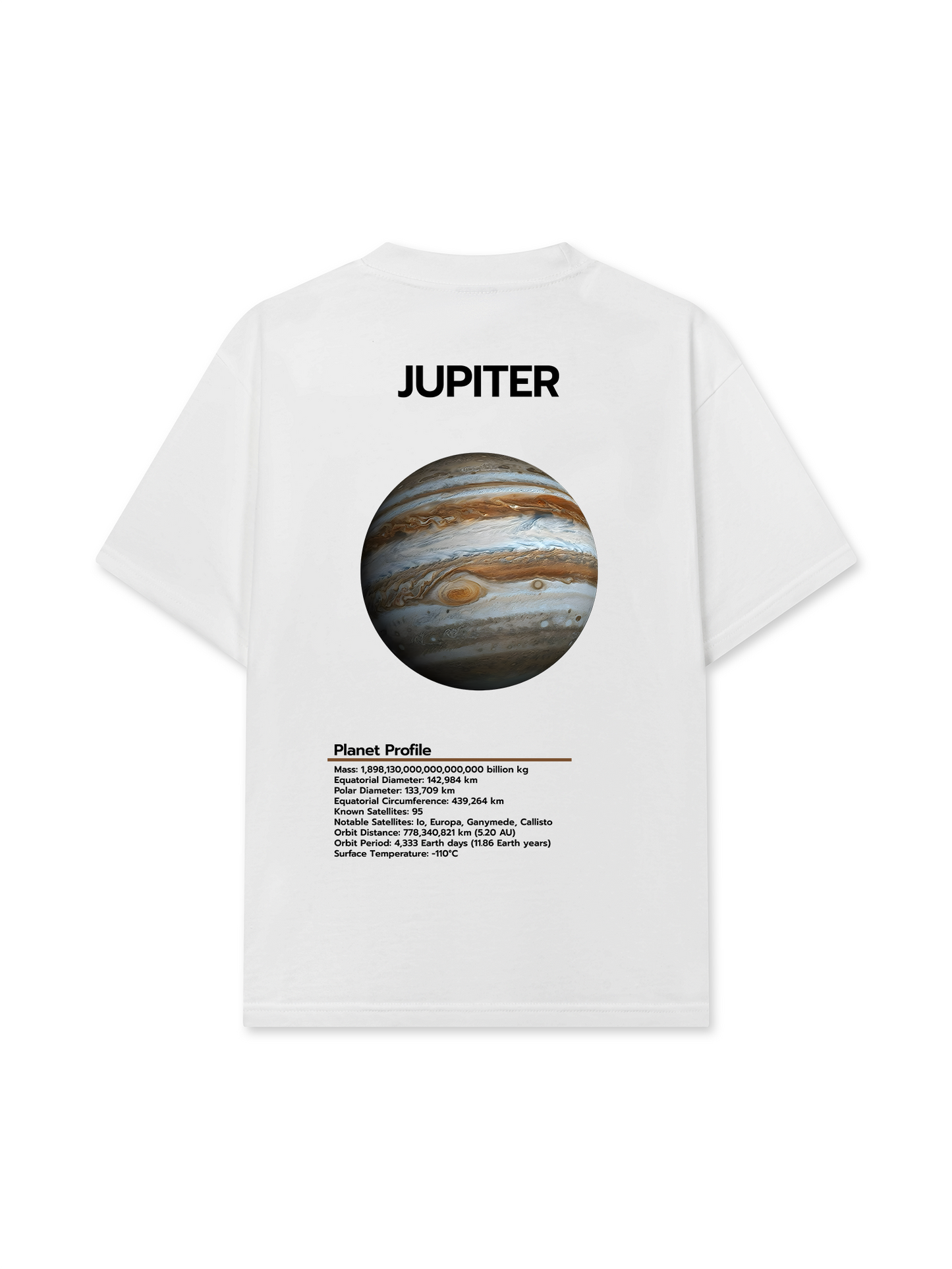 Áo Thun Relaxed Fit The Planet Profile Jupiter