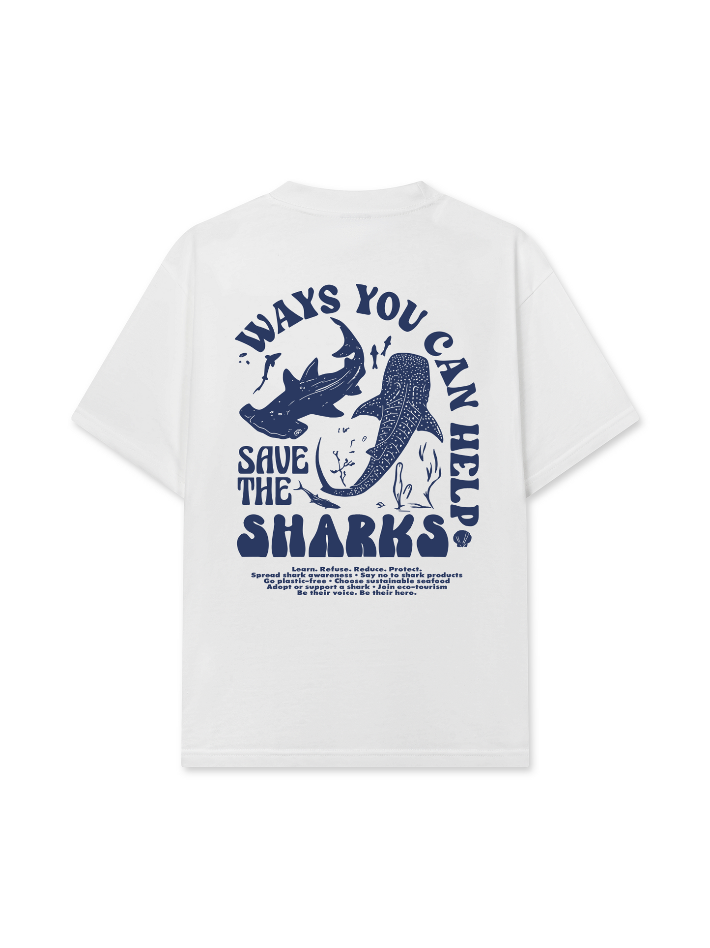 Áo Thun Relaxed Fit Ocean Save The Shark