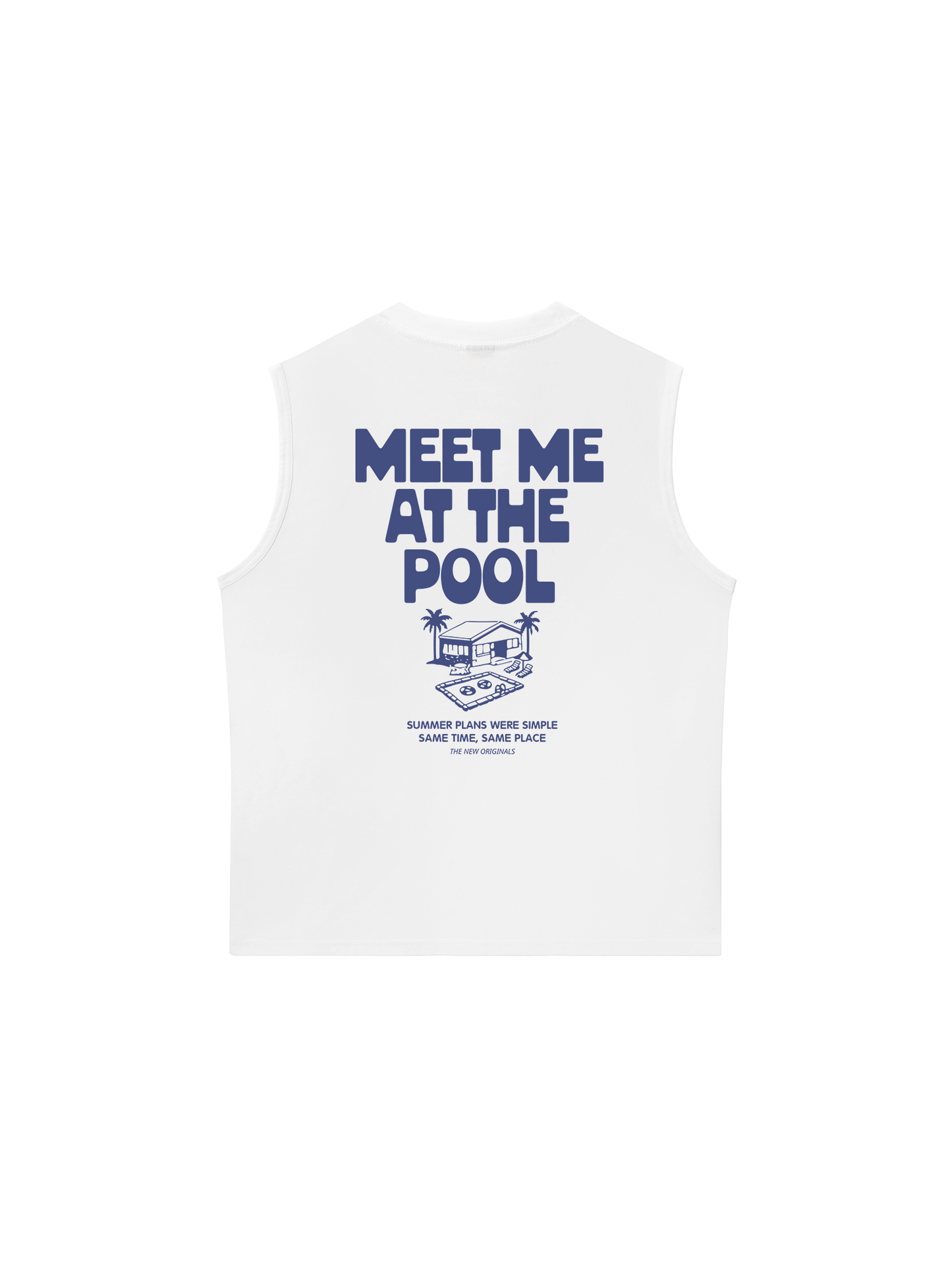 Áo Ba Lỗ Relaxed Fit Meet Me At The Pool