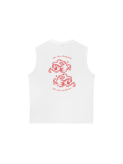 Áo Ba Lỗ Relaxed Fit Japan Spirit Red Tigers