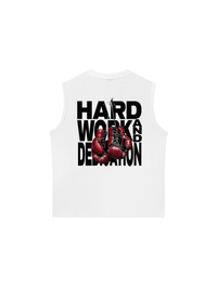 Áo Ba Lỗ Relaxed Fit Fitnes Hard Work And Dedication