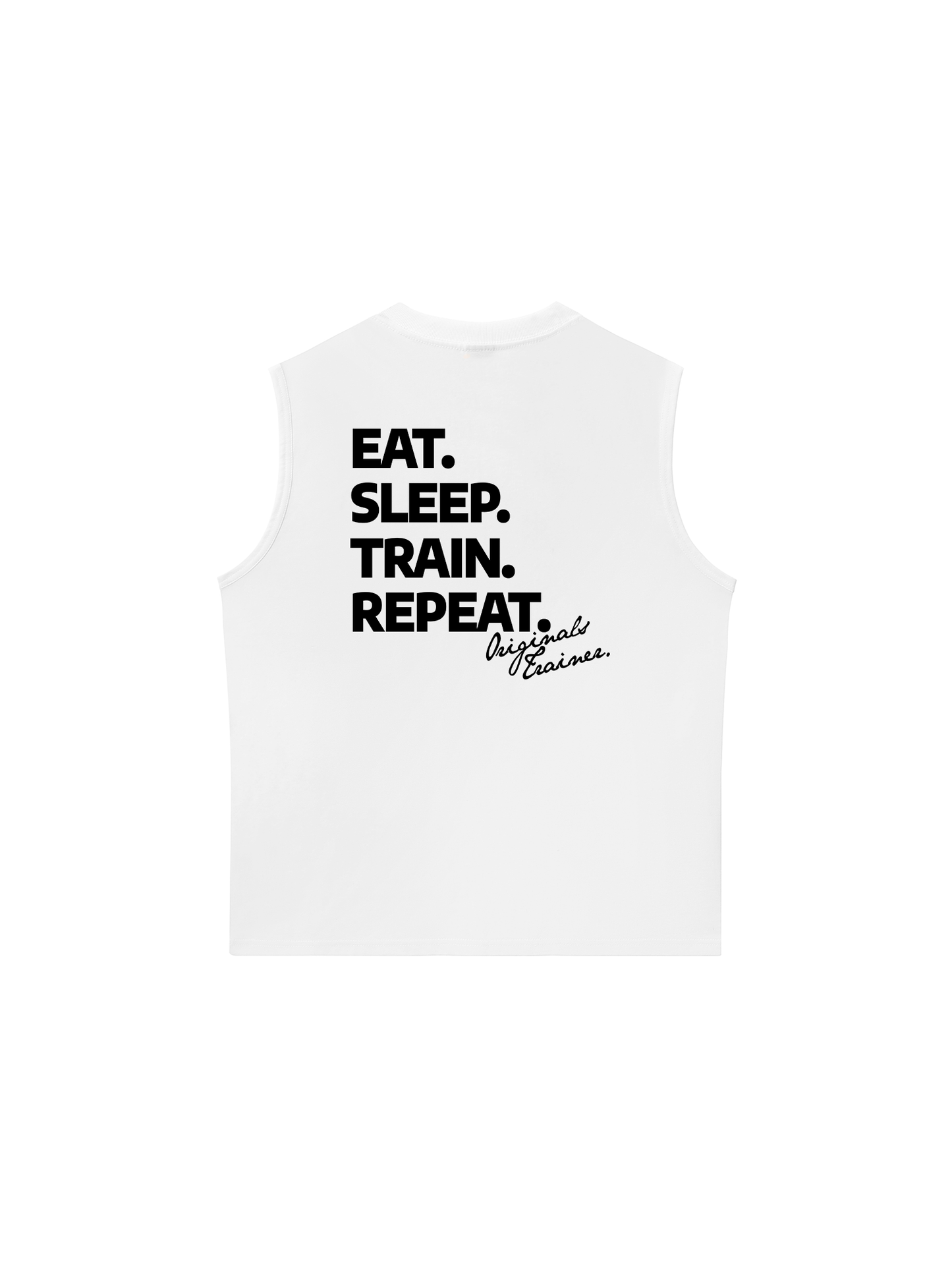 Áo Ba Lỗ Relaxed Fit Eat Sleep Train Repeat
