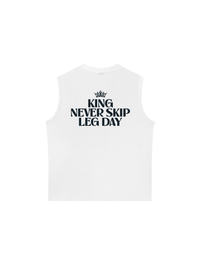 Áo Ba Lỗ Relaxed Fit King Never Skip Leg Day