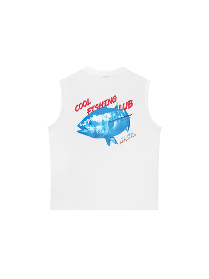 Áo Ba Lỗ Relaxed Fit Ocean Coolo Fishing Club