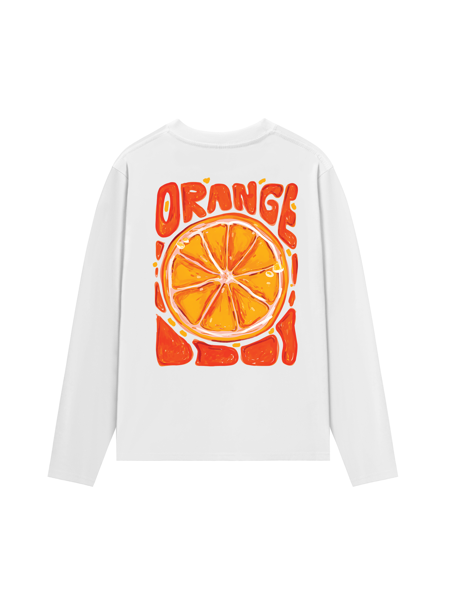 Áo Thun Dài Tay Summer Vibes Orange