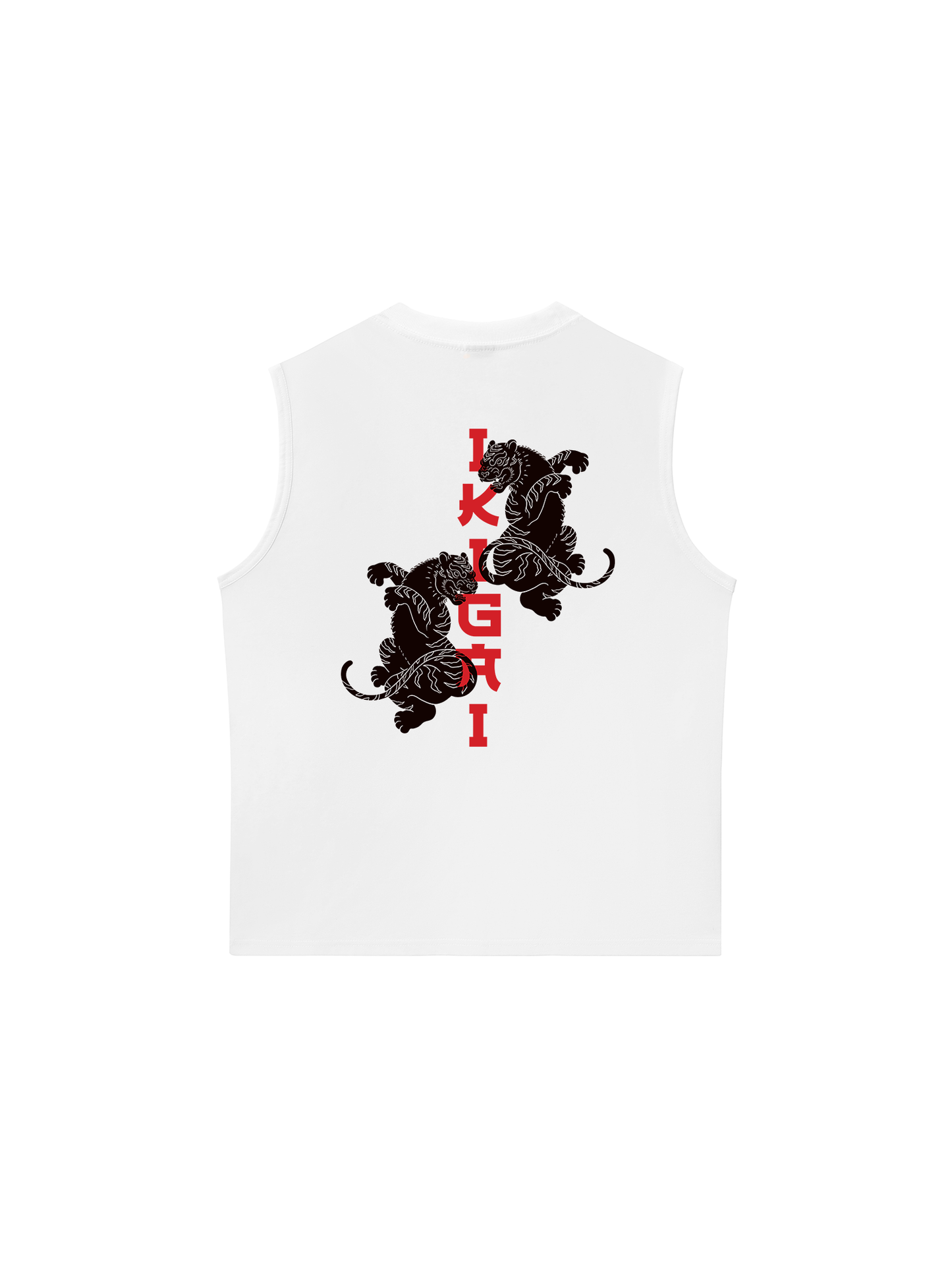 Áo Ba Lỗ Relaxed Fit Japan Spirit Ikigai Tiger